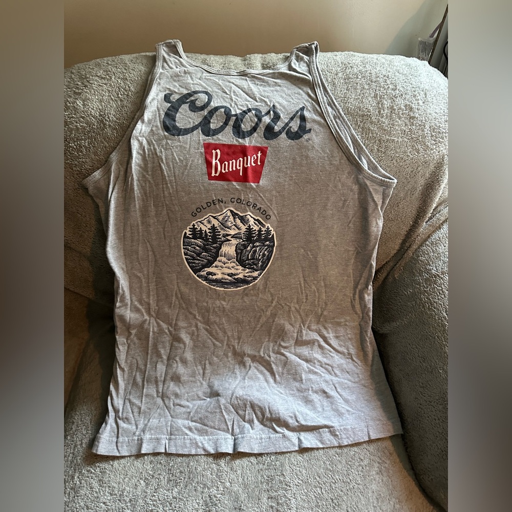 Coors Banquet Gray Men's Tank Top